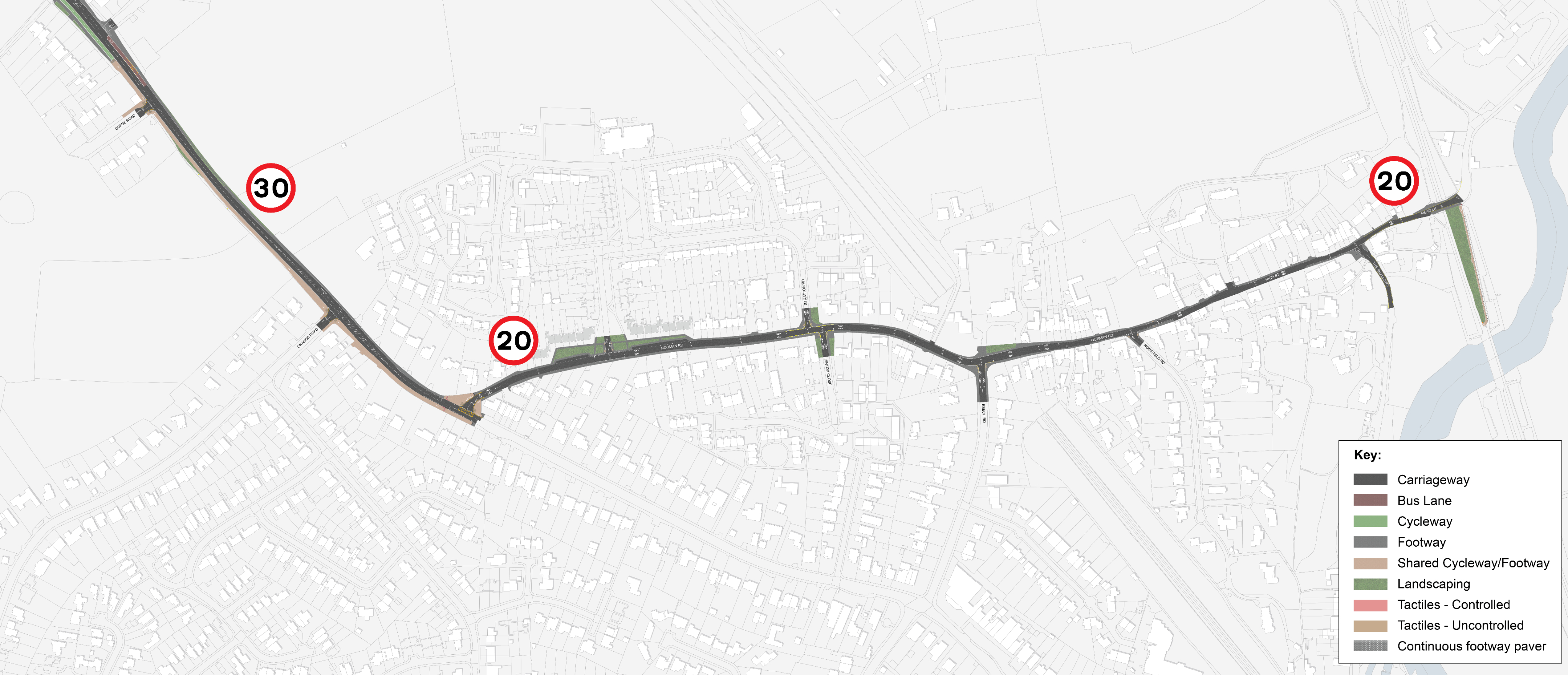 Norman Road plan